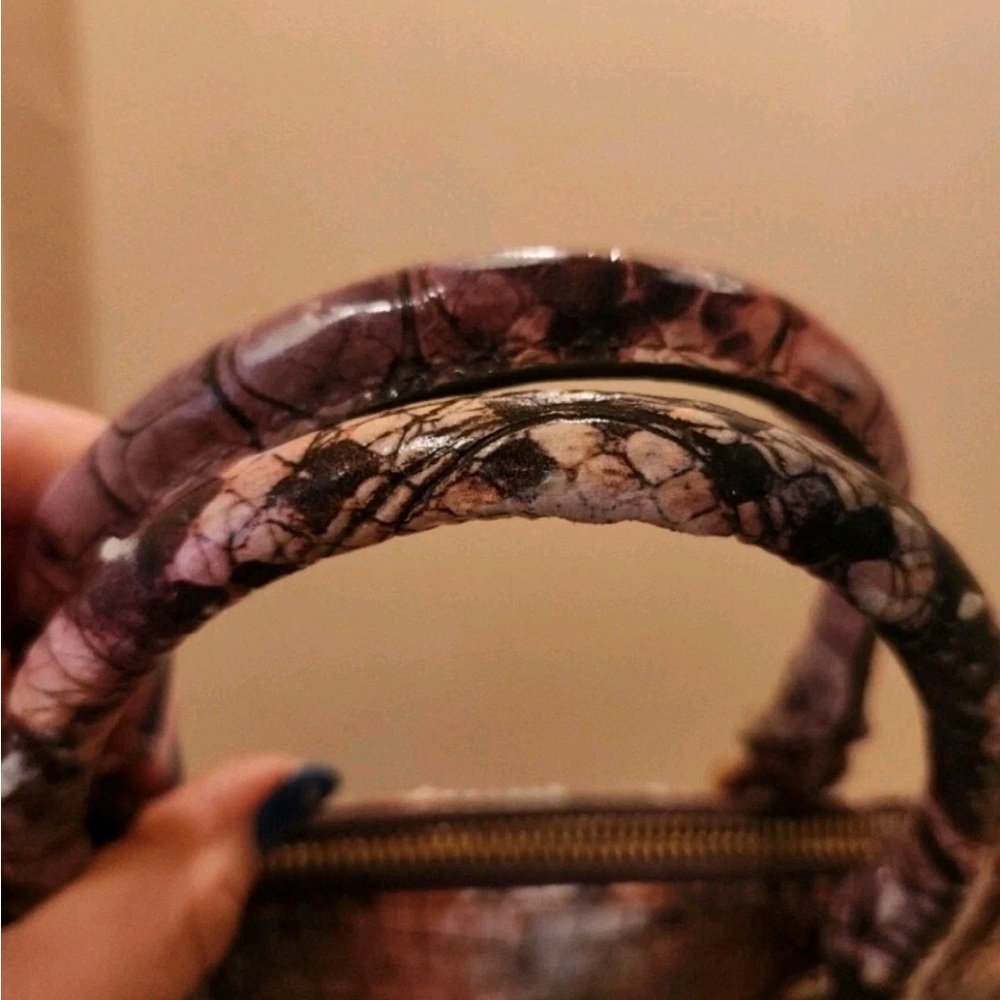 Brahmin Duxbury Rattlesnake a Melbourne crossbody bag - Picture 2 of 9